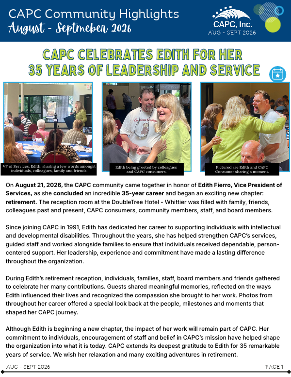 Aug:Sept Community Newsletter Highlight Cover
