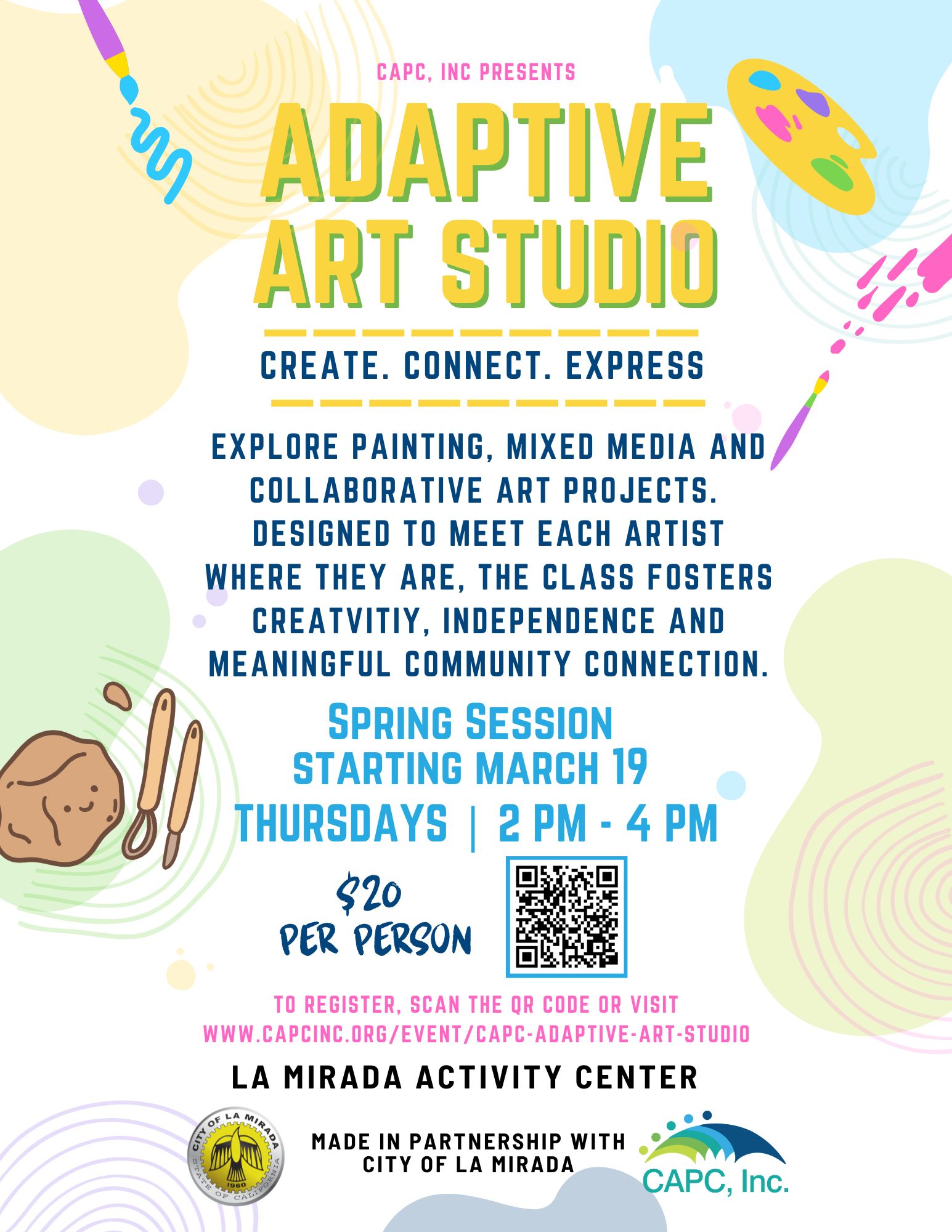 CAPC Adaptive Art Studio in Partnership with the City of La Mirada ...